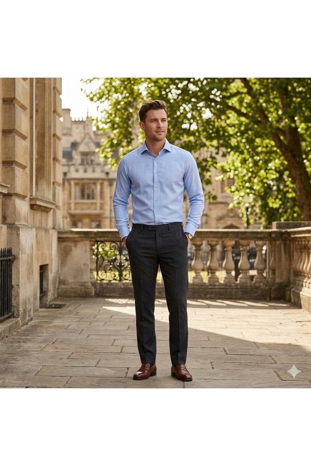 Men's Shirt Premium Series – Modern Cut, Stylish Combination, High Quality Woven