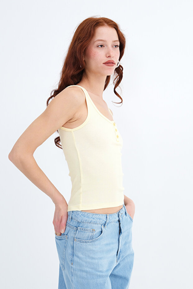 Düğmeli Modal Atlet A17654 - 2