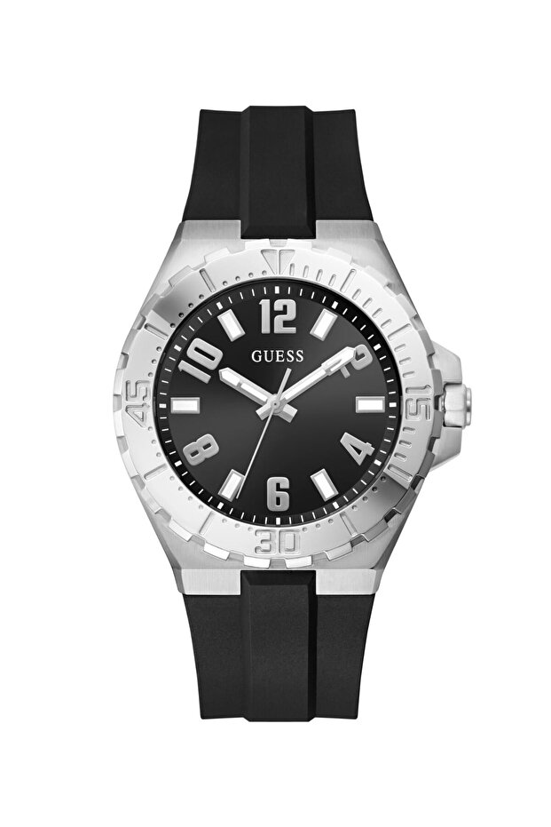 Mens Silver Tone Analog Watch