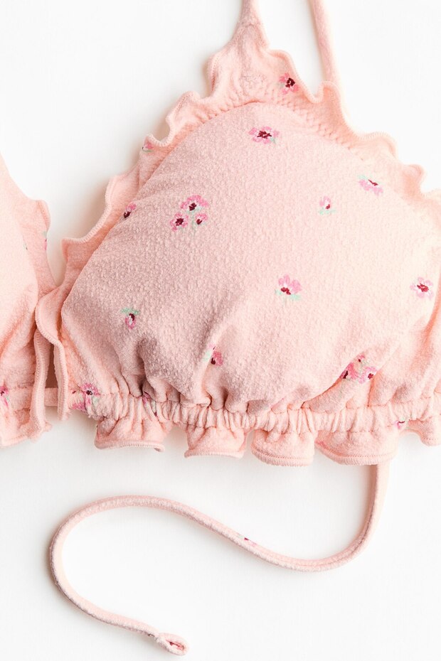 Dolgulu Üçgen Bikini Üstü - 4