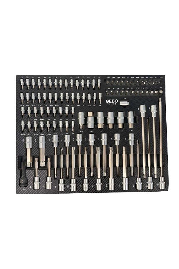 MODUL DULAP BITI 101 PIESE GEBO TOOLS