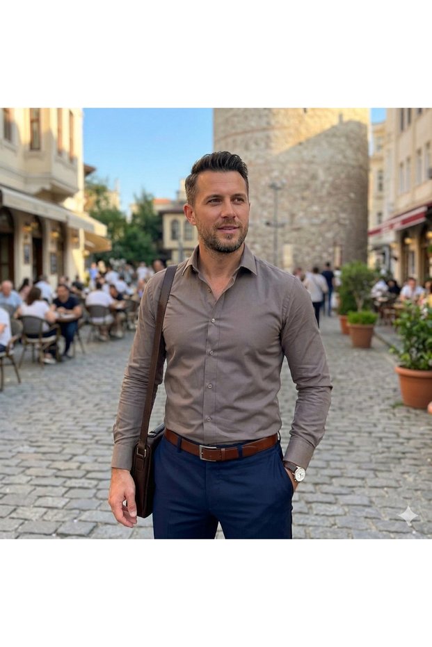 100% Natural Cotton Shirt – Premium Quality Men's Clothing
