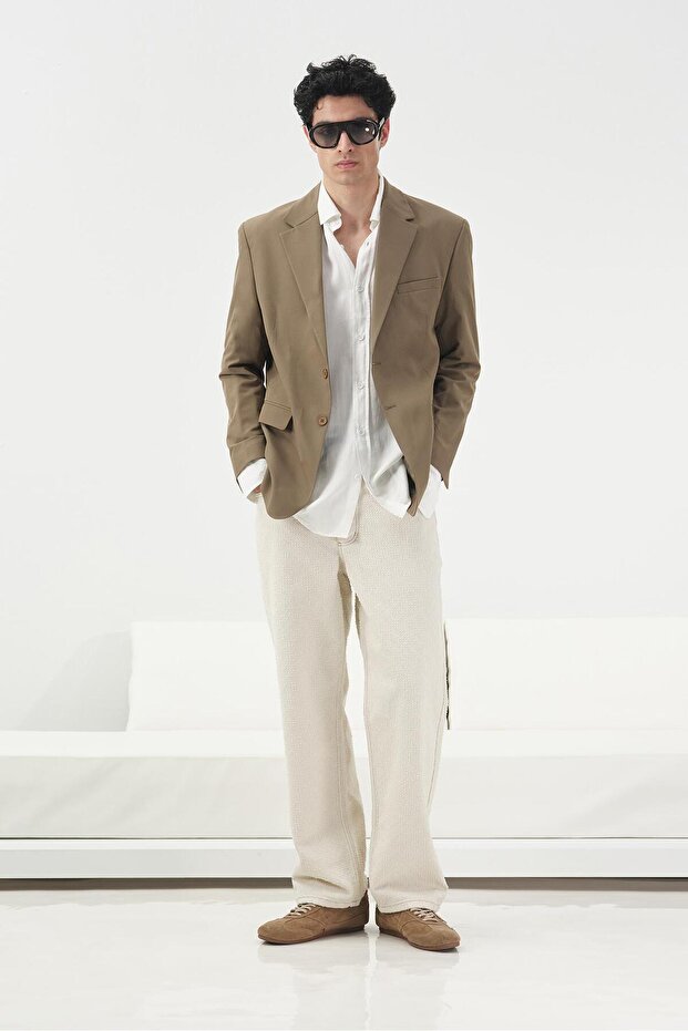 KLASİK REGULAR FIT TABA CEKET - 2