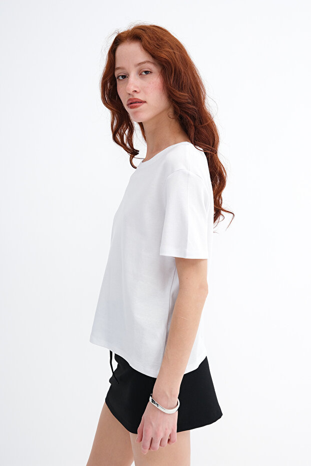 Crew Neck Basic T-Shirt P1904 - 4