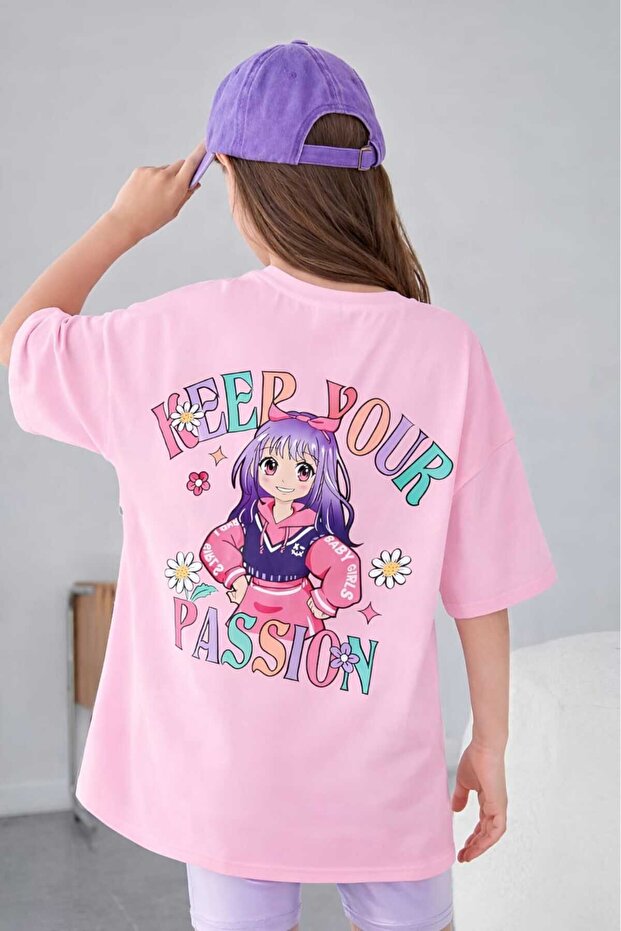Keep Your Passion Printed Unisex Children's T-Shirt 4Gh2
