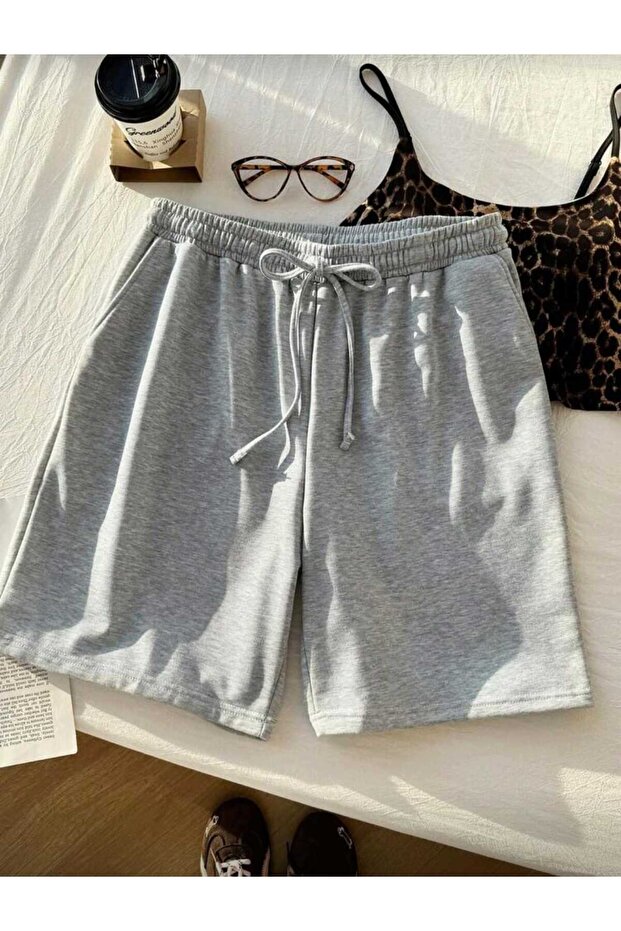 Unisex Gray Sports Shorts