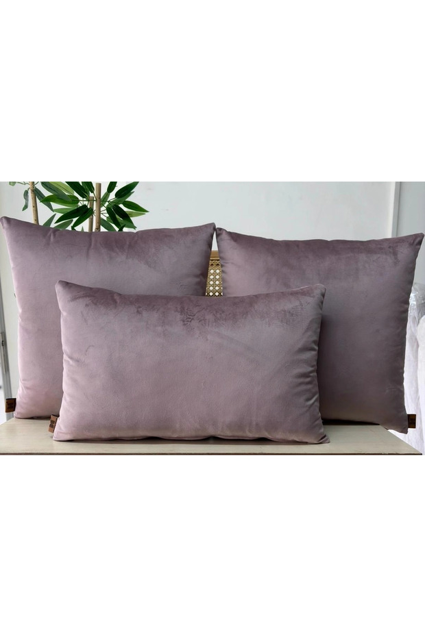 Decorative Cushion Cover, High-Quality Velvet Fabric, Set of 3