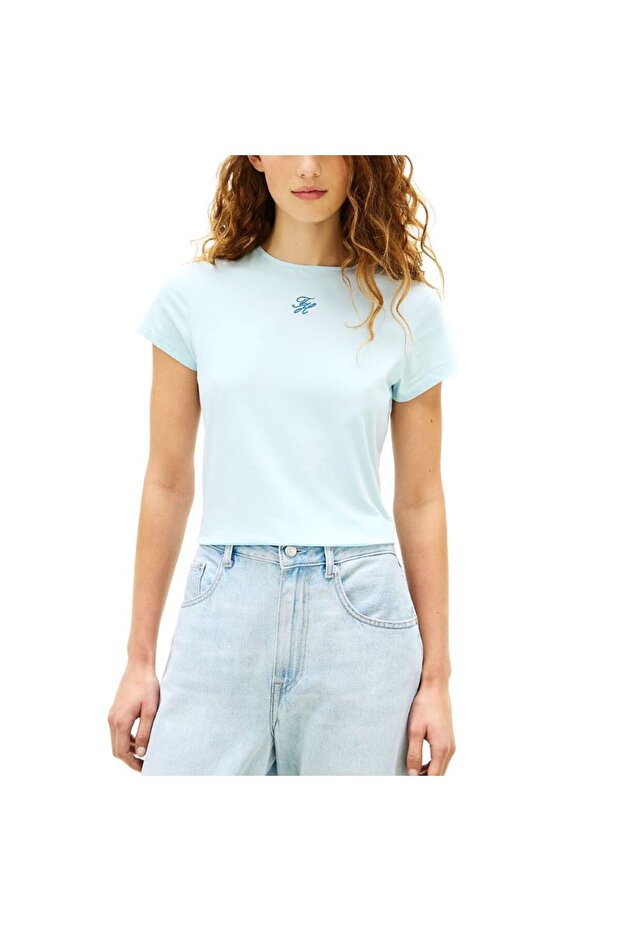 Tricou TH SCRIPT SLIM SS TEE - 1