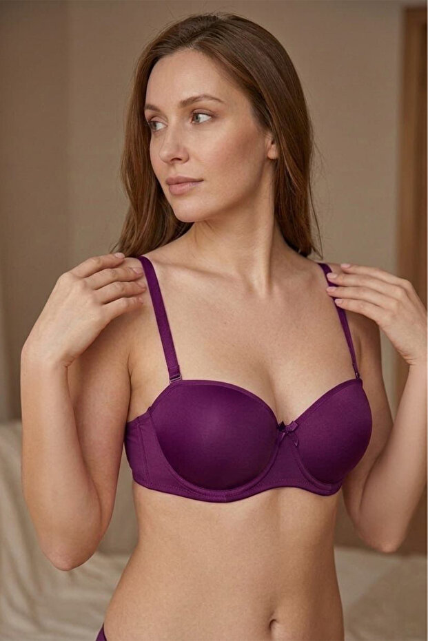 Women's Plum Non-Padded Bra