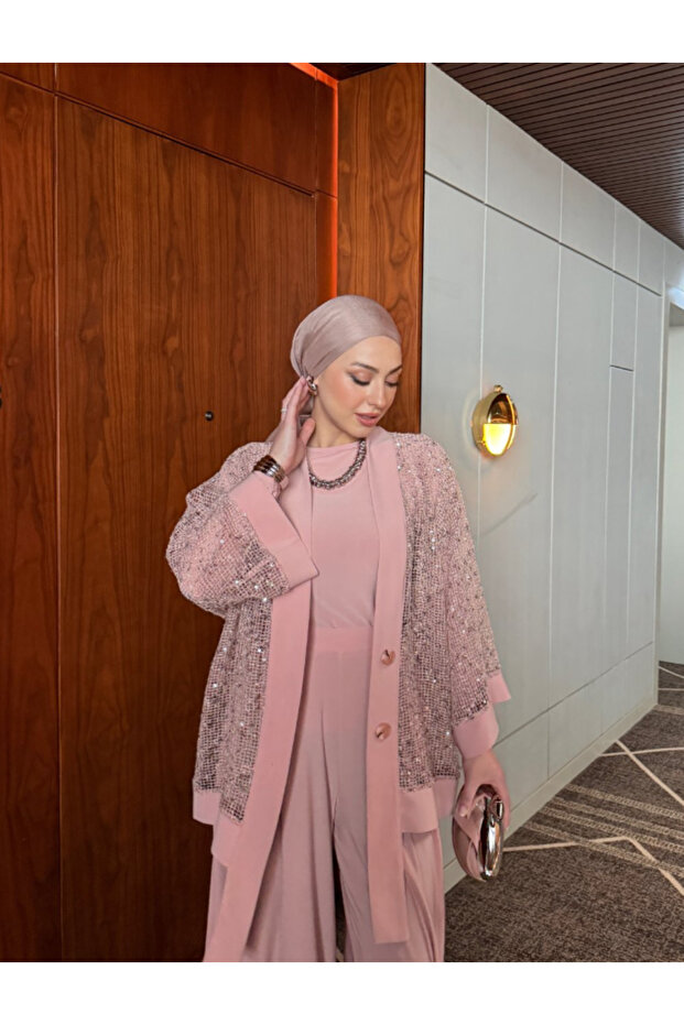 Pullu Üçlü Takım Sandy - 2