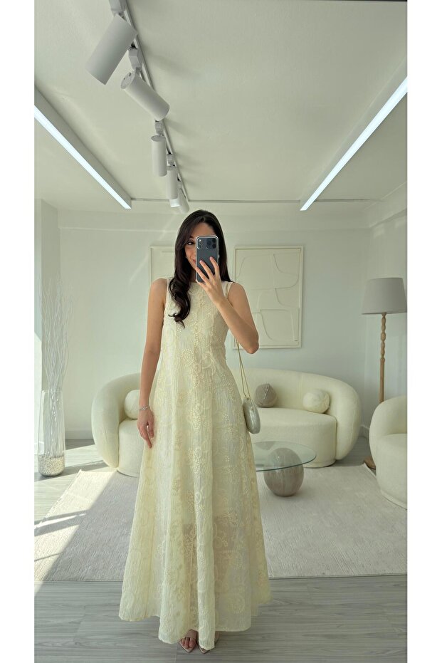 ROCHIE AJURATĂ ECRU - 4