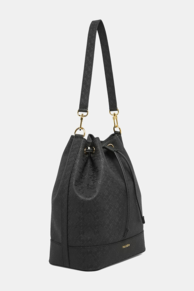 SİYAH MONOGRAM ÇANTA - 3