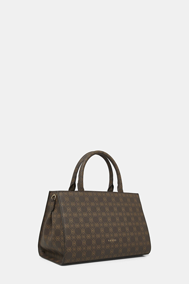 KAHVE MONOGRAM ÇANTA - 3