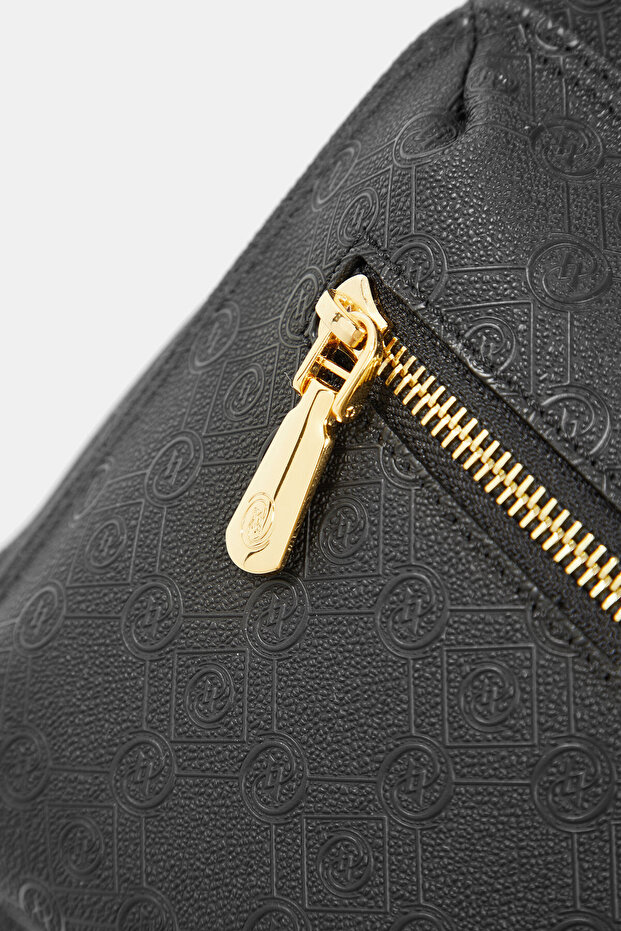 SİYAH MONOGRAM ÇANTA - 5