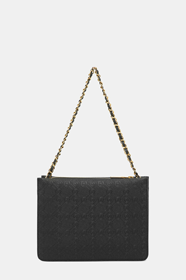SİYAH MONOGRAM ÇANTA - 4