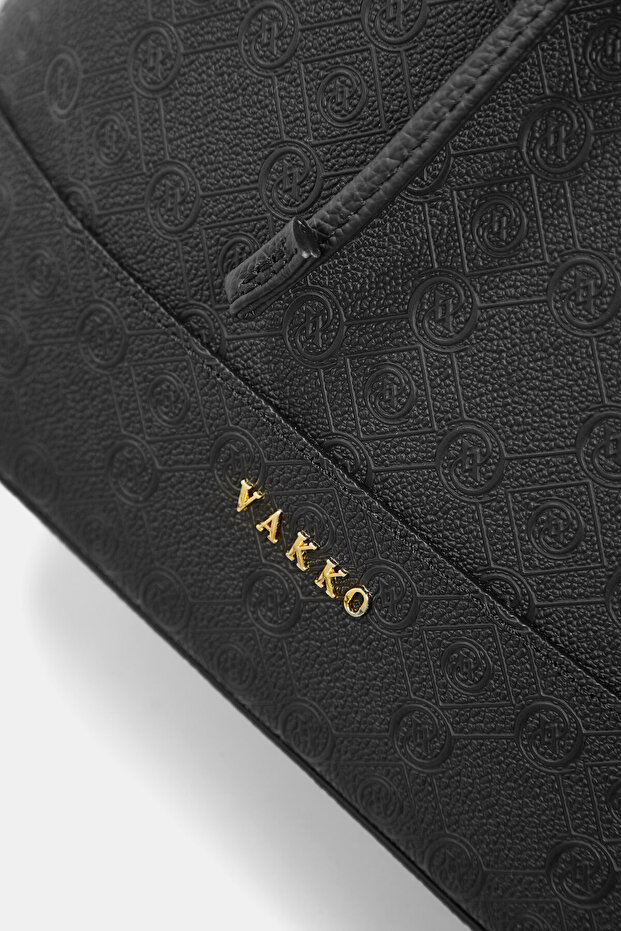 SİYAH MONOGRAM ÇANTA - 5
