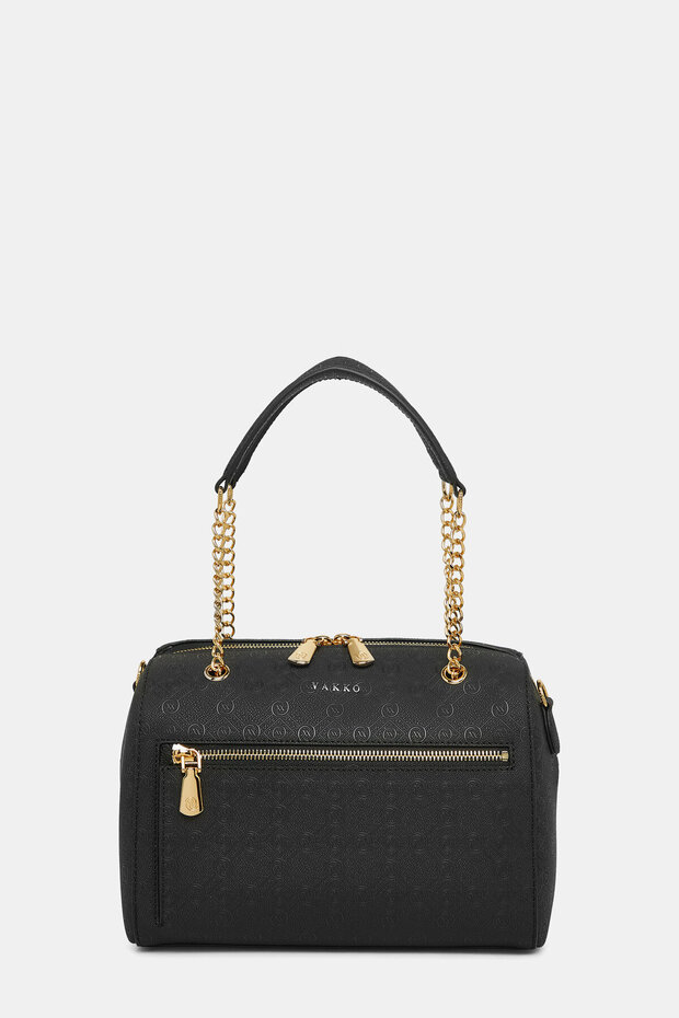 SİYAH MONOGRAM ÇANTA - 1