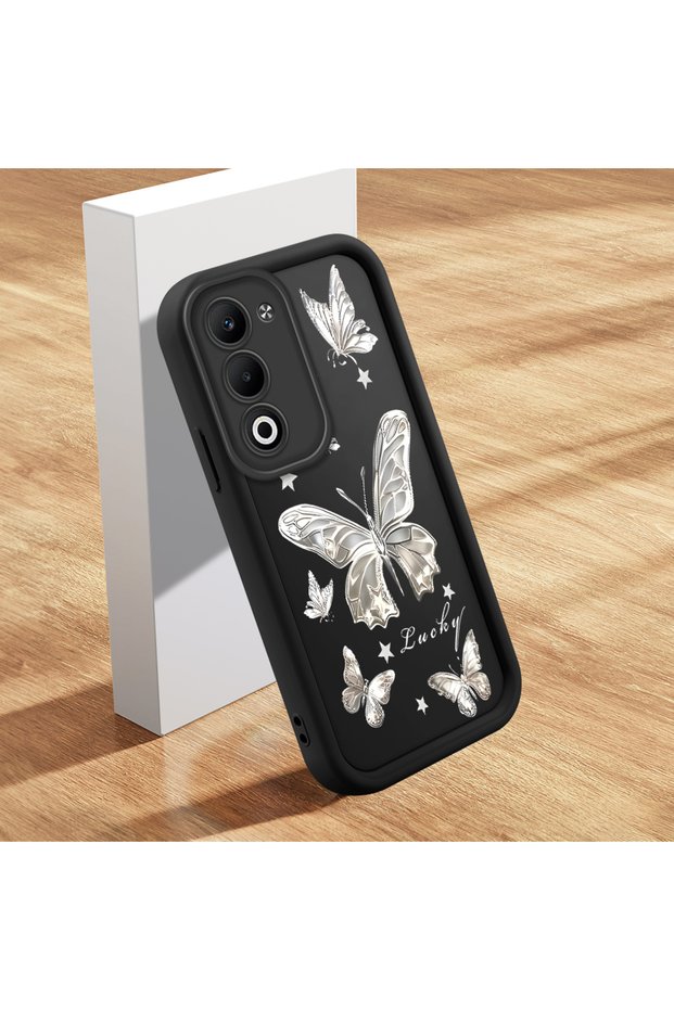 Oppo A5 5g Compatible Butterfly Pattern Camera Protected Slim Soft Silicone Phone Case