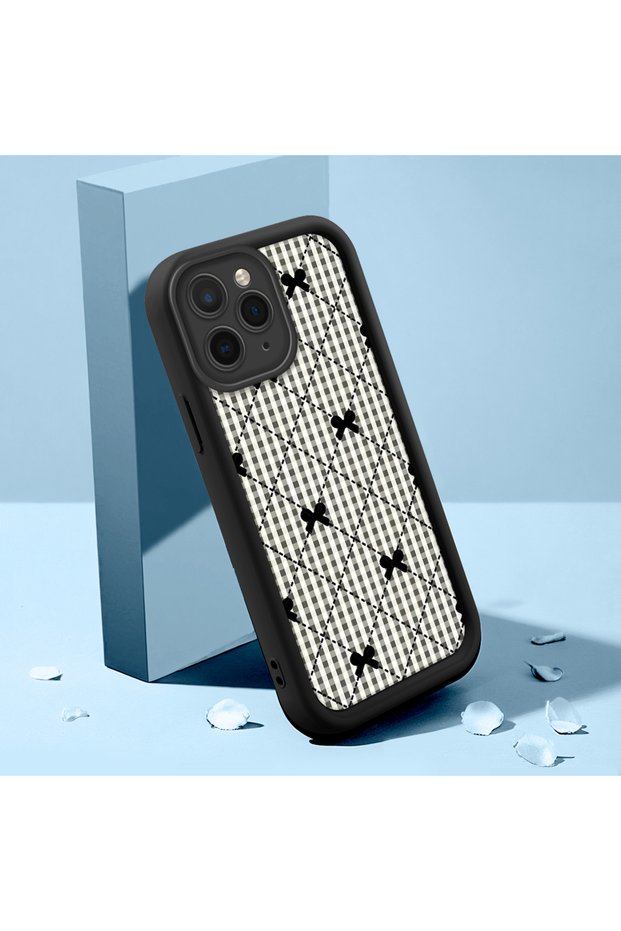 iPhone 11 Pro Compatible Striped Pattern Camera Protected Slim Soft Silicone Phone Case