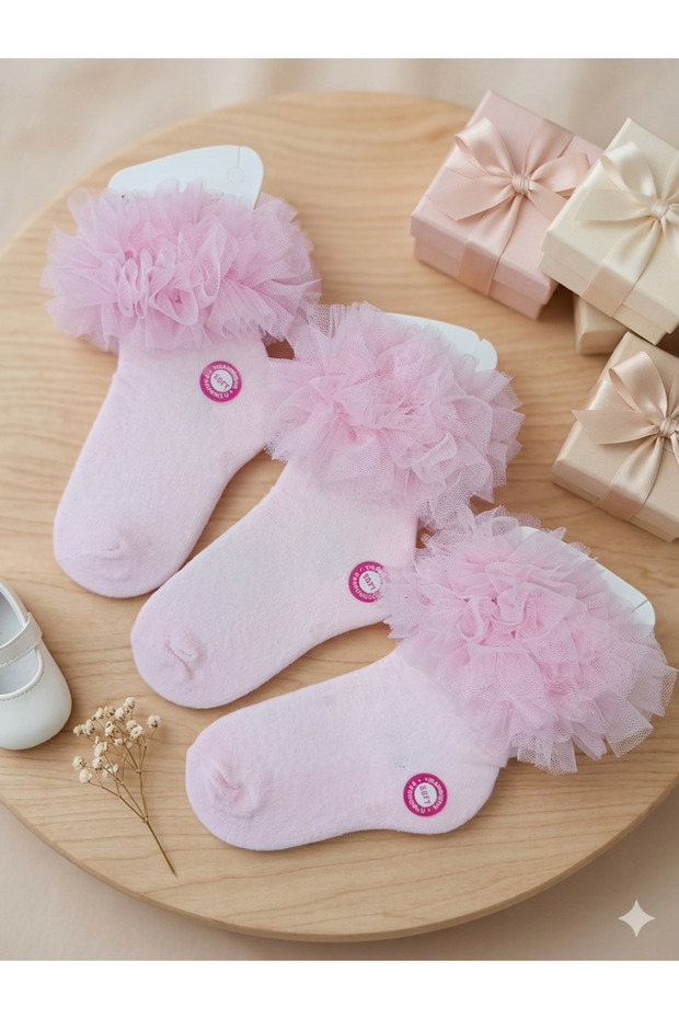 Tutu Socks Pink 3 Pairs