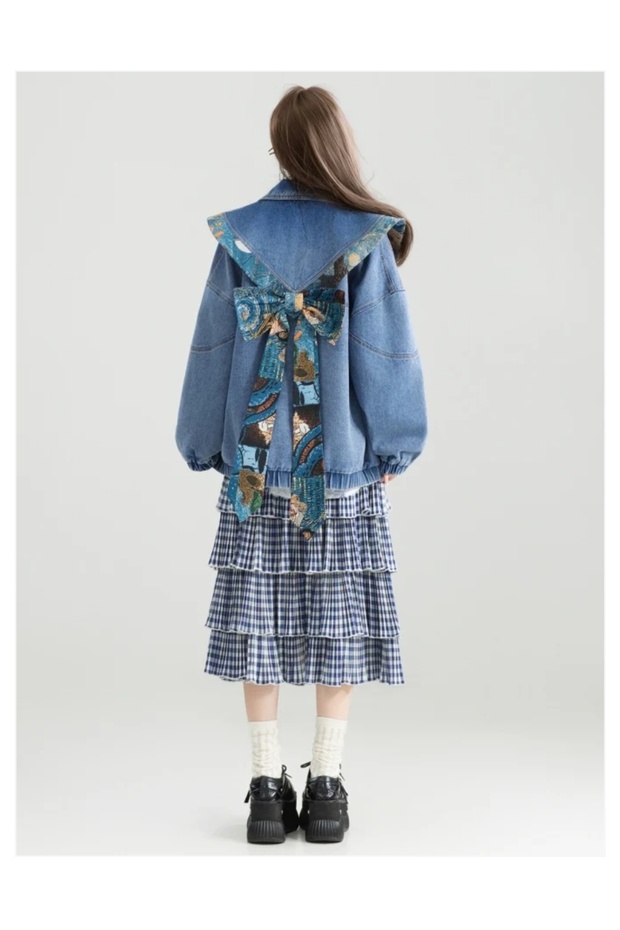 Oversize Denim Ceket - 2