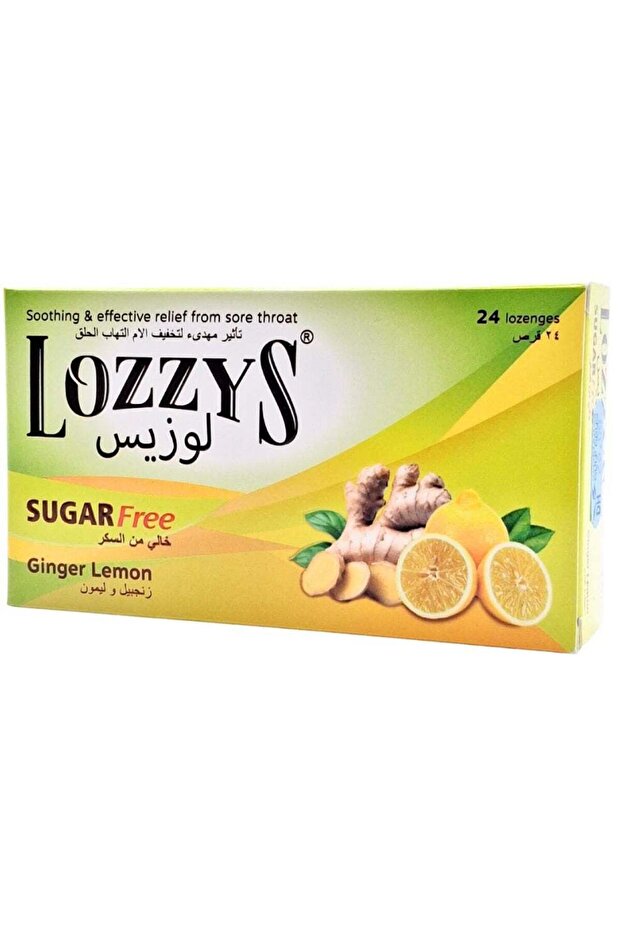 LozzyS LOZENGES LEMON & LEMON SUGAR FREE 24S