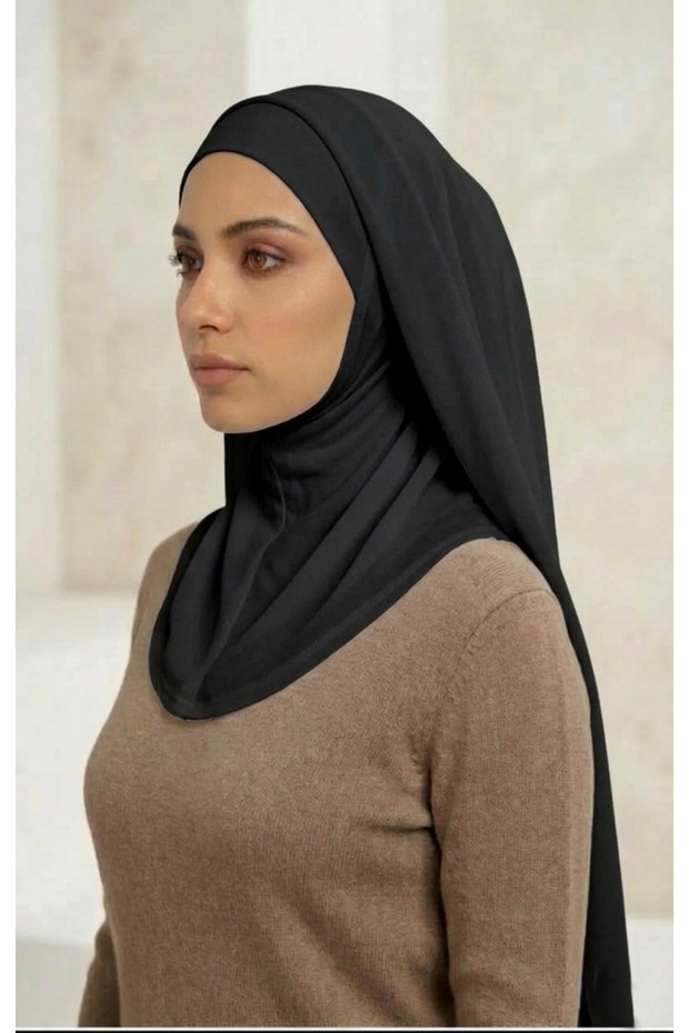 One-Piece Ready-To-Wear Practical Chiffon Shawl Hijab – Chiffon Shawl, Non-Slip, Anti-Sweat