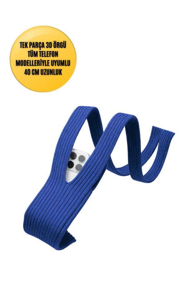 3D Knitted Phone Pocket Compatible with All Phones Phone Strap Case 40 cm