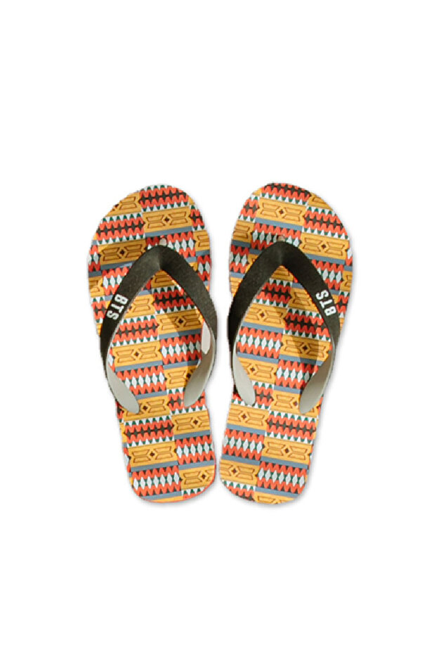 BTS Idol Basic Flip Flops (Yellow-25cm)