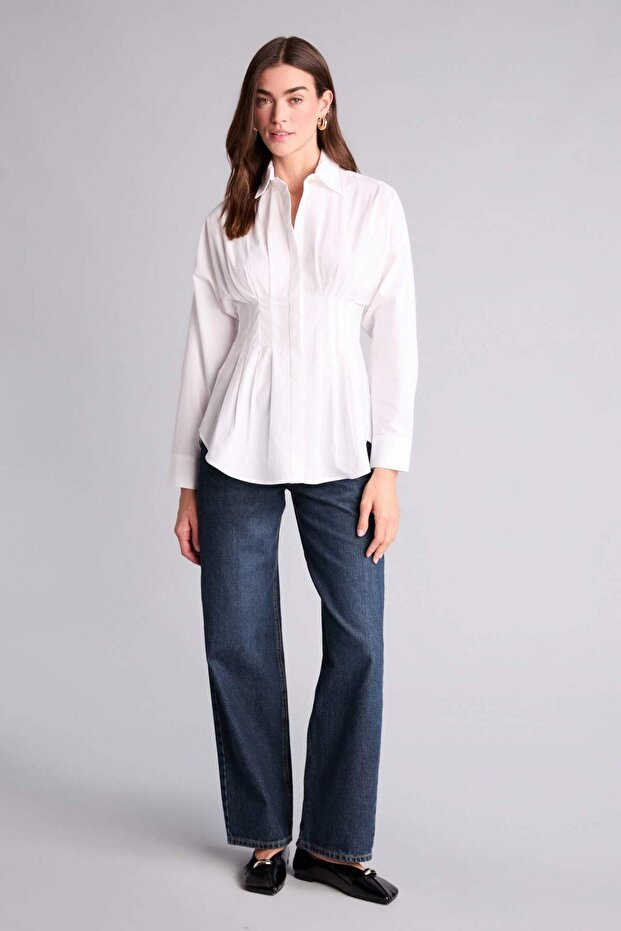Fıtted Poplin Gömlek G8610AX26SP - 2