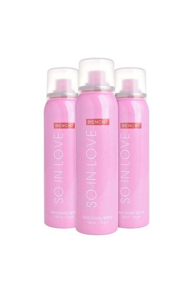 بخاخ الجسم بينك سو إن لوف ديو 100 مل 3 قطع