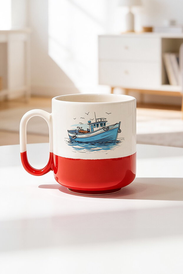 Kayak Design Ceramic Printed Pro Mug 330ml