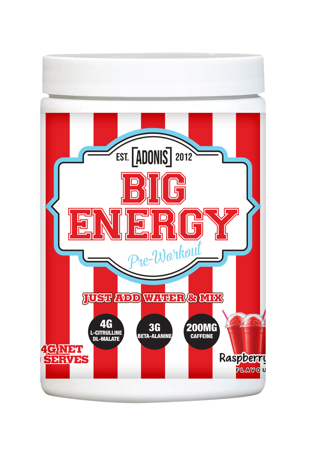 Gear Big Energy Pre-Workout - Raspberry Ice 414g