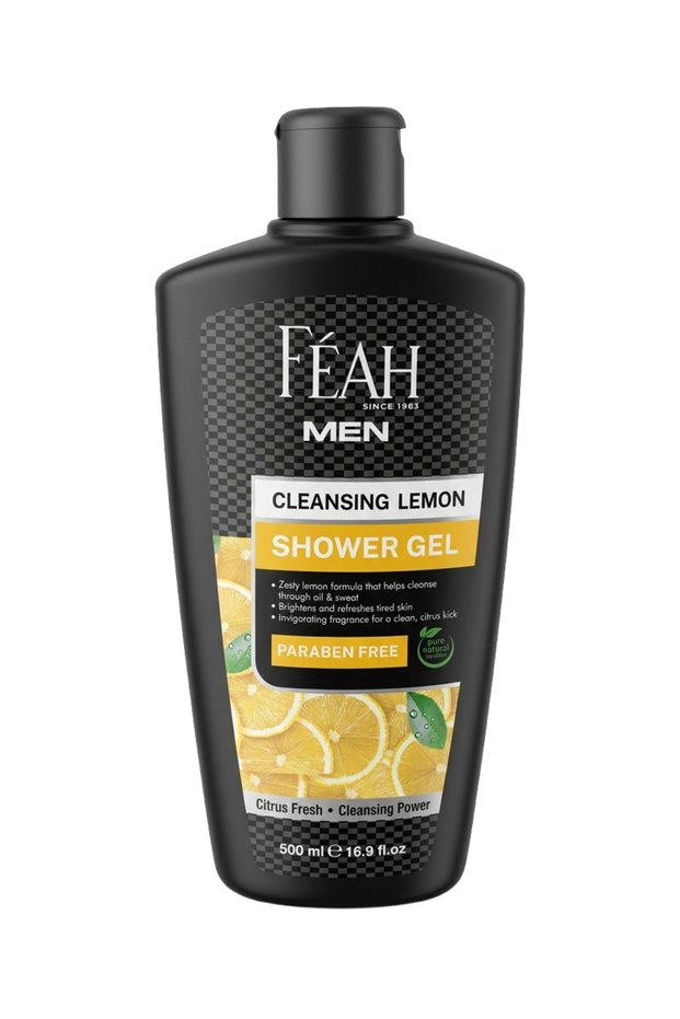 Lemon Shower Gel 500ML - Refreshing Citrus Body Wash for All Skin Types