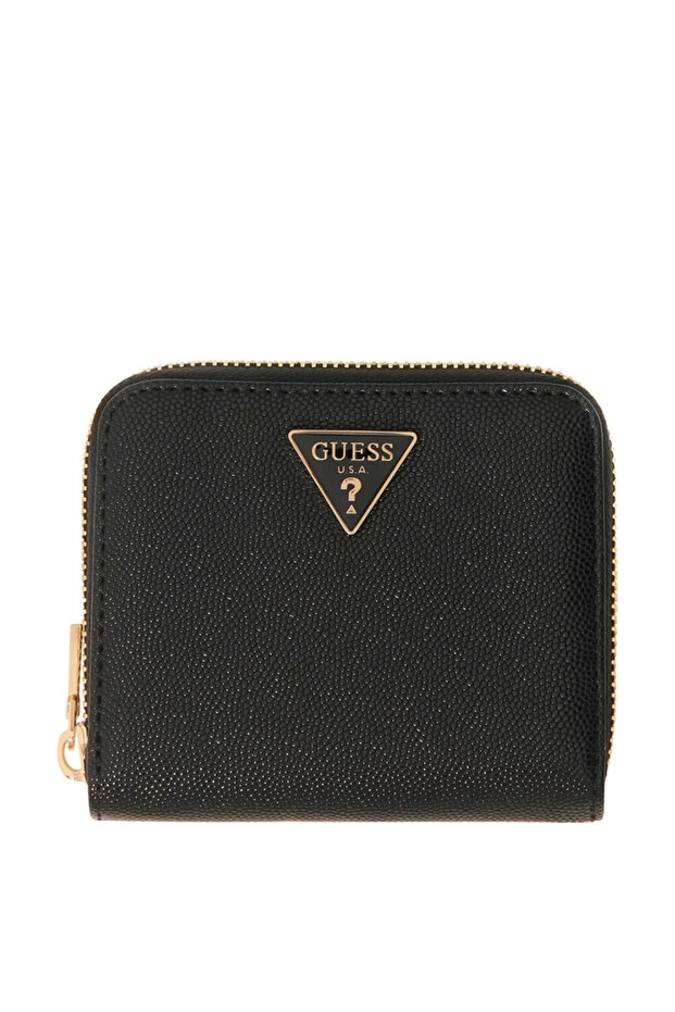 Isobel Small Zippered Women's Black Wallet Swbg9932137-Bla
