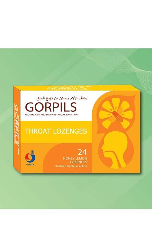 GORPILS HONEY LEMON LOZENGES 24’S