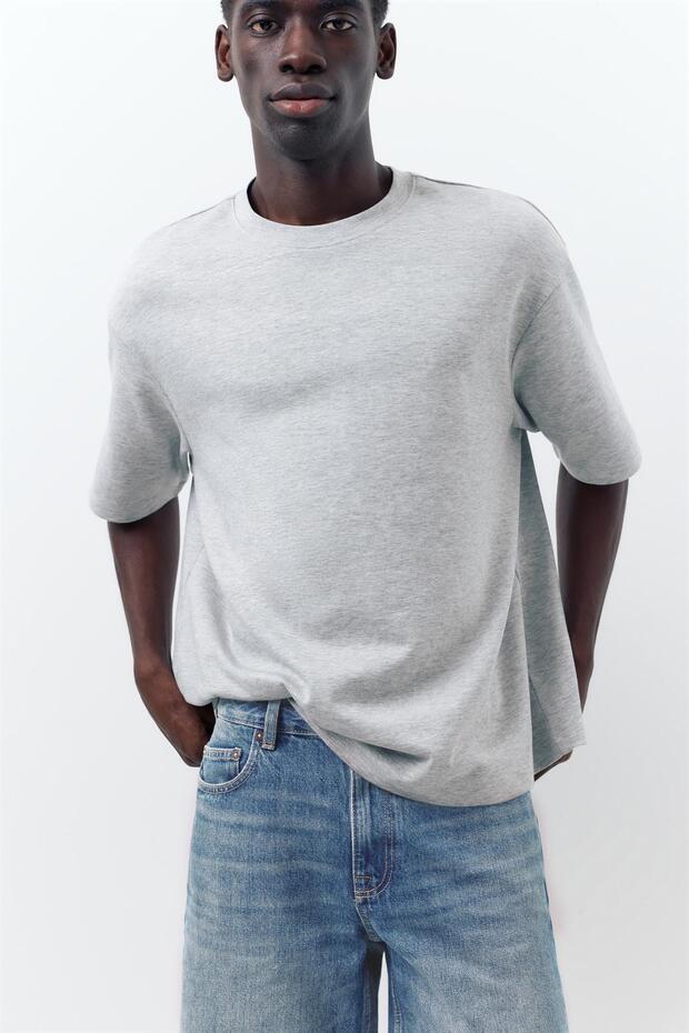 Denim bermuda şort - 6