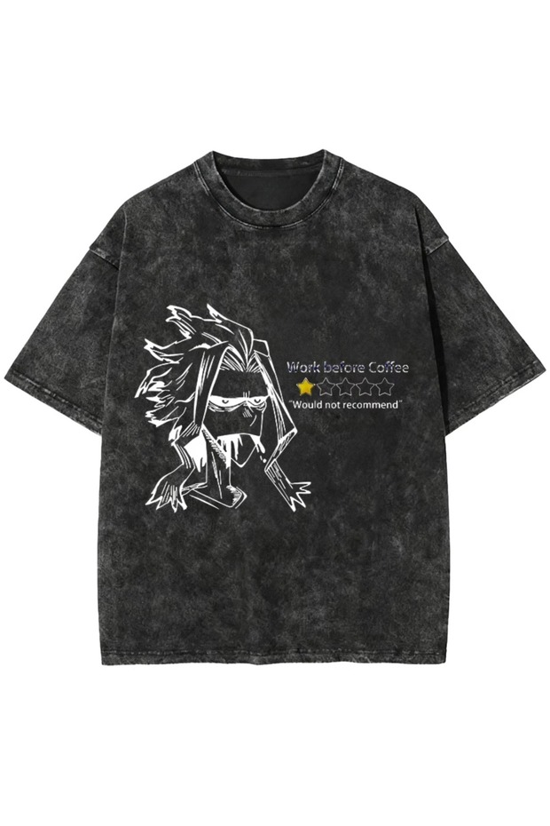 My Hero Academia Printed Unisex Washable Vintage Oversize T-Shirt