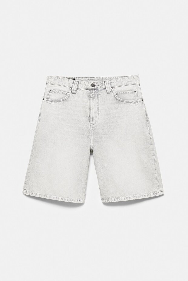 Skater denim bermuda - 7