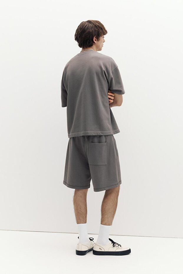 Kısa kollu logolu sweatshirt - 4