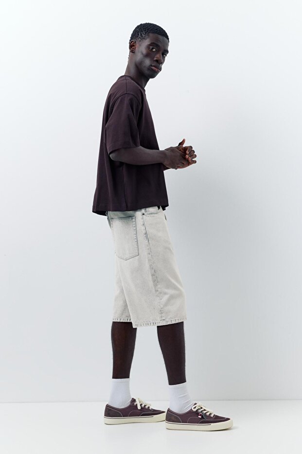 Skater denim bermuda - 4