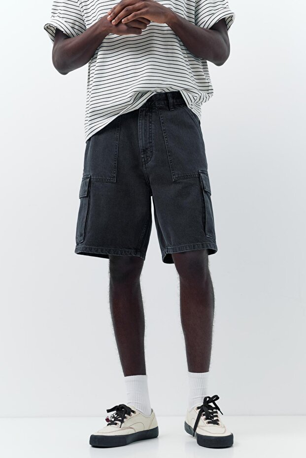 Baggy kargo bermuda - 2