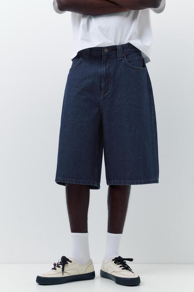 Skater denim bermuda - 2