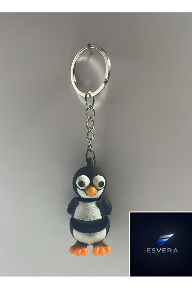 Penguen Hareketli Anahtarlık