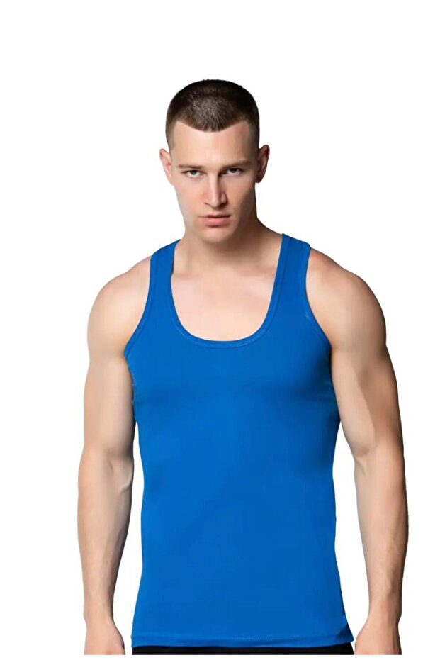 12-Pack Men's Colorful Tank Tops Classic Cut