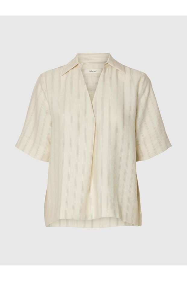 Bluse mit 2/4 Ärmeln Viskosemix - 2
