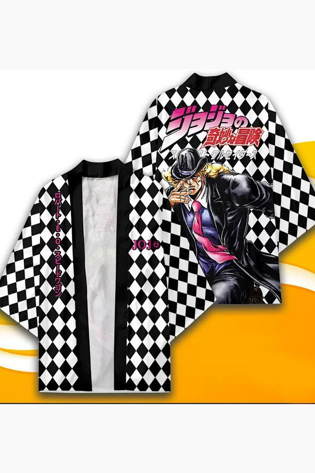 Kimono Japanese Samurai Anime Digital Print Thin Summer One Size