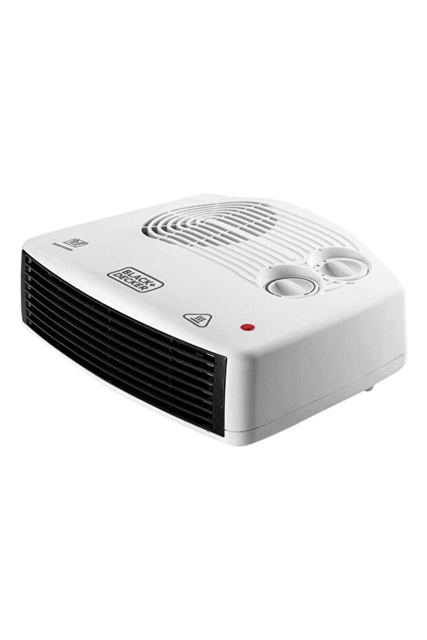 Black+Decker Horizontal Fan Heater, 2400W, White/Black, HX230T-B5