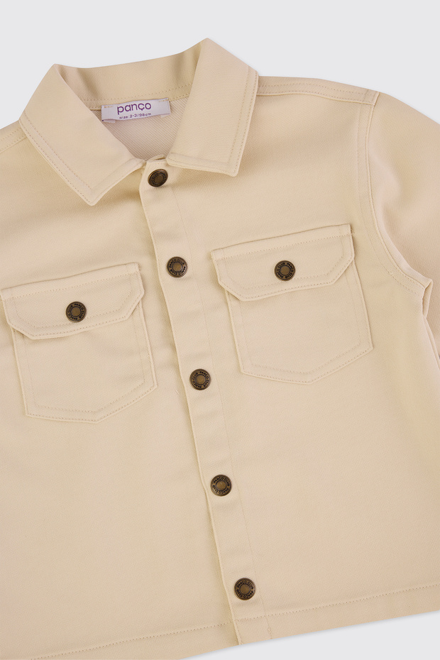 Baby Boy Beige Jacket - 3