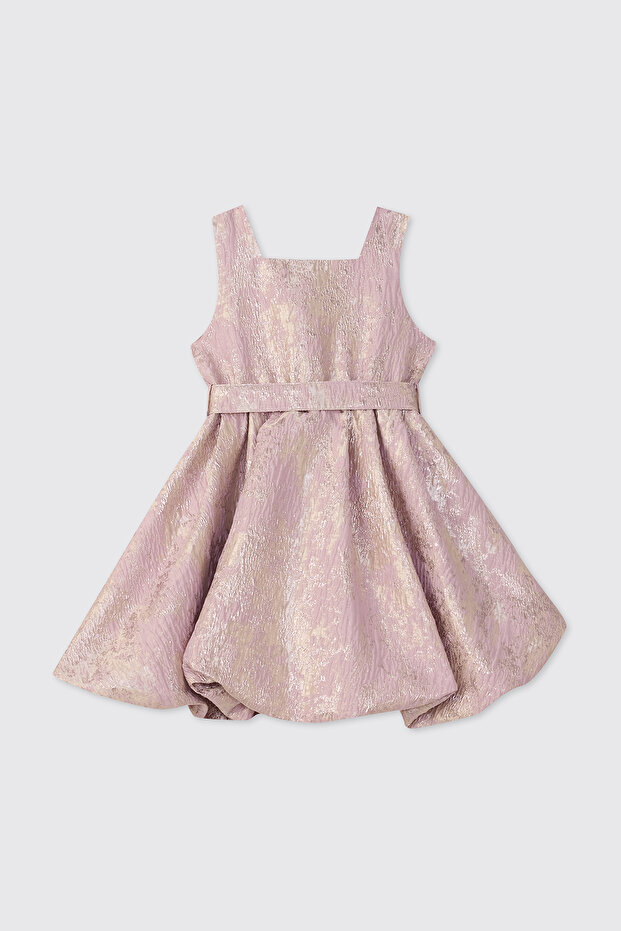 Girl's Balloon Pink Party Dress